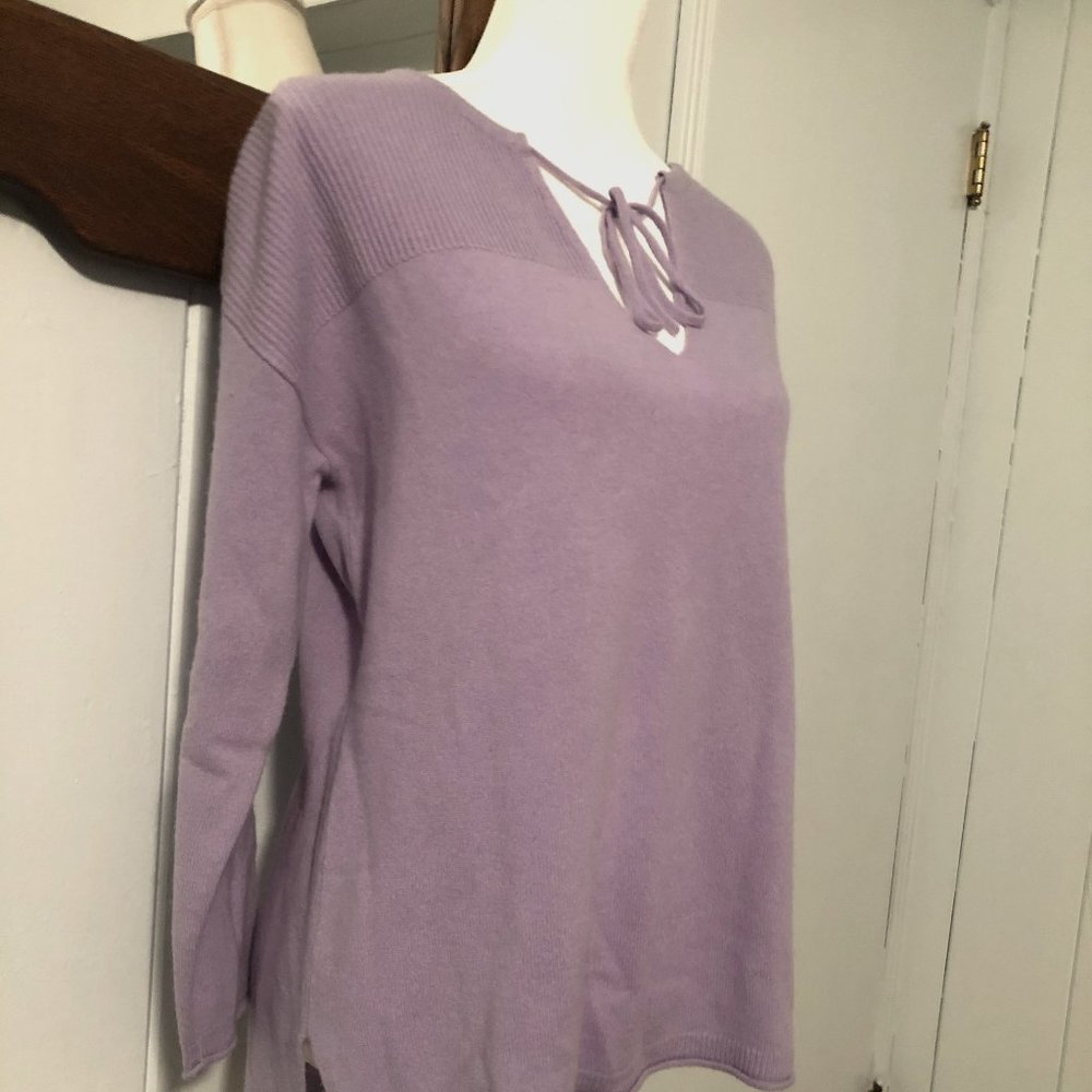 NWT Sundance Kendall Lavender Cashmere Pullover